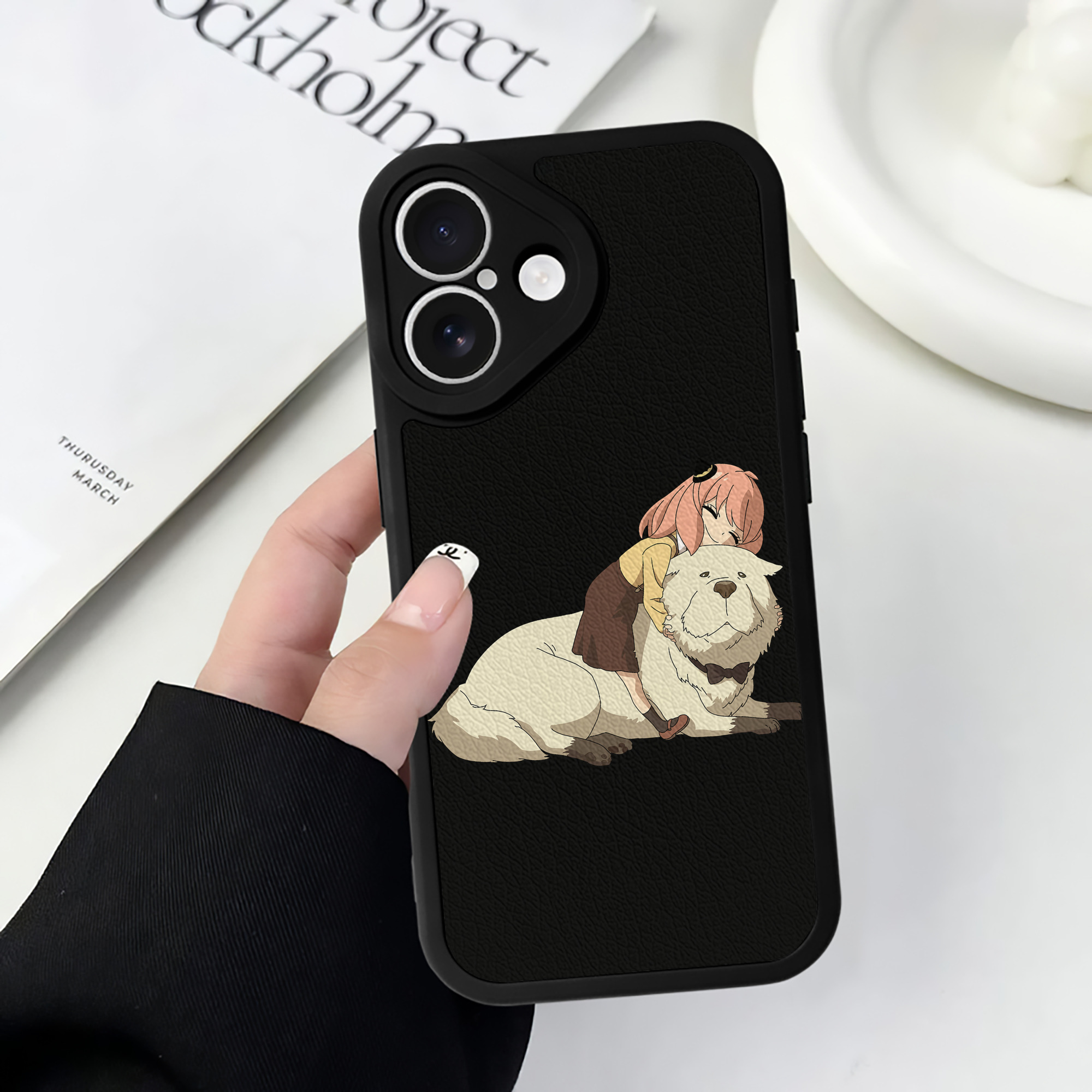 （画像用） SPY×FAMILY间谍家家酒 【iPhone 16シリーズ対応】シリコンスマホケース（レザー調） 材質：シリコン